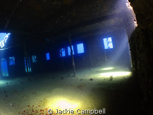 Bridge of the Umbria wreck in Sudan taken with manual wb ... by Jackie Campbell 